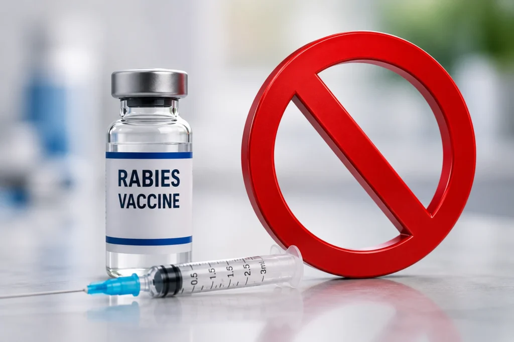 What To Avoid After Rabies Vaccine